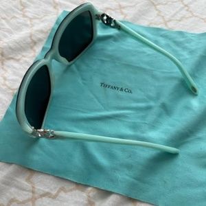 Tiffany & Co Black and Tiffany Blue Sunglasses